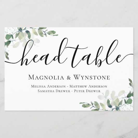 BUDGET Eucalyptus Weddenschap hoofd (Voorkant)