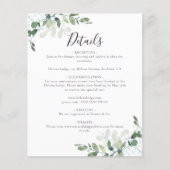 Budget Eucalyptus Weddenschap - Omsluiting Flyer (Voorkant)