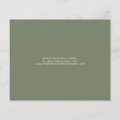 Budget Eucalyptus Weddenschap Opslaan Datum Foto (Achterkant)