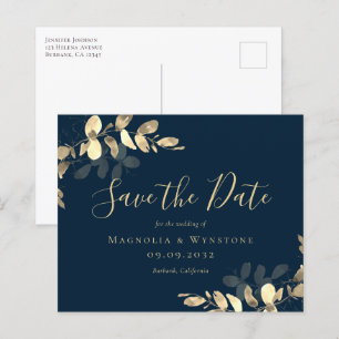 BUDGET Eucalyptus Weddenschap Save the Date Briefk