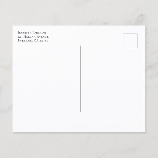 BUDGET Eucalyptus Weddenschap Save the Date Briefk (Achterkant)