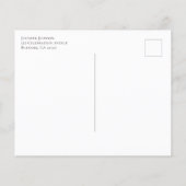 Budget Eucalyptus Wedding Briefkaart Uitnodigen (Achterkant)