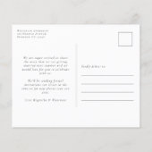 Budget Eucalyptus Wedding Save the Date Briefkaart (Achterkant)