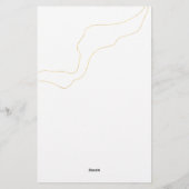 Budget Eucalyptus Weduwroute Tijdschema Briefpapier (Achterkant)