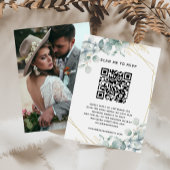 Budget Eucalyptus Weduwschap Website RSVP QR Code Informatiekaartje