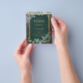 BUDGET Eucalyptus Wisteria TROUWEN Landelijke Kant Flyer (Hand)