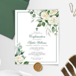 Budget Eucalyptus Witte Bevestigingsuitnodiging