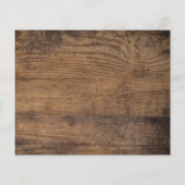 BUDGET Eucalyptus Wood Weddenschap sparen de datum (Achterkant)