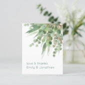 Budget Eucalyptusbladeren Trouw Dankjewel (Staand voorkant)