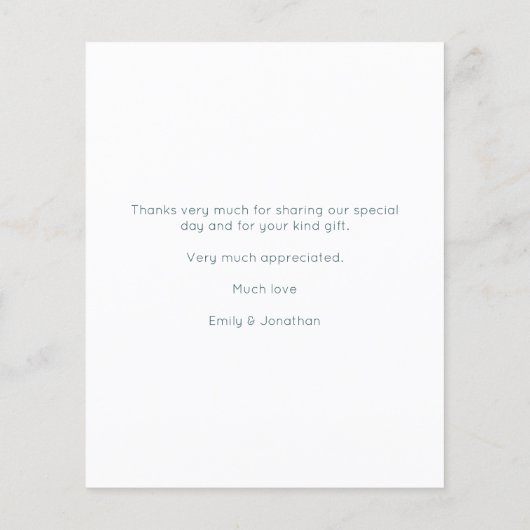 Budget Eucalyptusbladeren Trouw Dankjewel (Achterkant)