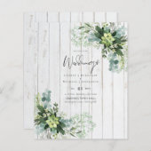 BUDGET Eucalyptusgroen Blad Bruiloft (Voorkant / Achterkant)