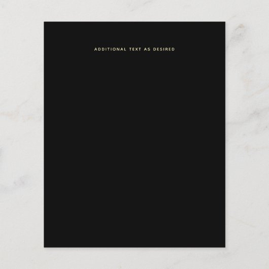 BUDGET Fabulous 50th Birthday Glam Chick Invitenis (Achterkant)