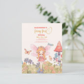 Budget Fairy Eerste betoverde Woodland 1e verjaard (Staand voorkant)