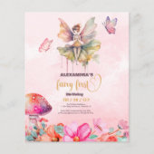 Budget Fairy Eerste Meisje's 1e Verjaardag (Voorkant)