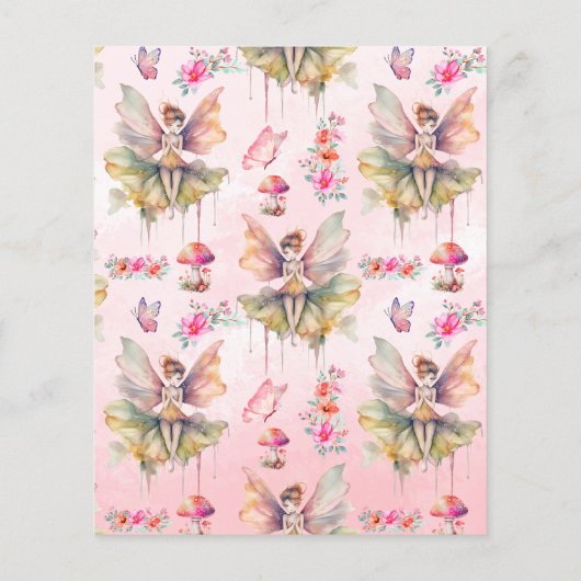 Budget Fairy Eerste Meisje's 1e Verjaardag (Achterkant)