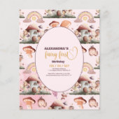 Budget Fairy Eerste Meisje's 1e Verjaardag (Voorkant)