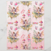 Budget Fairy Eerste Meisje's 1e Verjaardag Flyer (Achterkant)