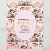 Budget Fairy Eerste Meisje's 1e Verjaardag Flyer (Voorkant)