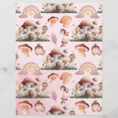 Budget Fairy Eerste Meisje's 1e Verjaardag Flyer (Achterkant)