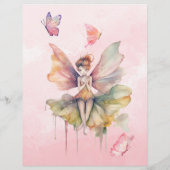 Budget Fairy Eerste Meisje's 1e Verjaardag Flyer (Achterkant)