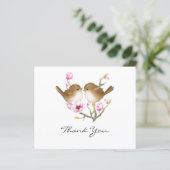 Budget Fairy Wren Bird Alle Gelegenheid Dank u Kaa (Staand voorkant)