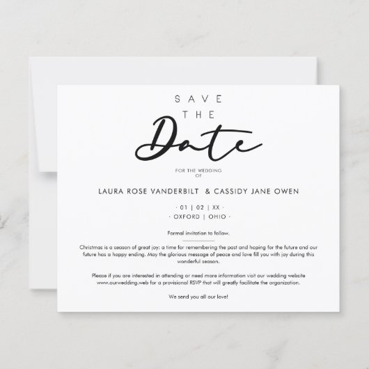 Budget Fake Golden Future Mrs & Mrs Christmas (Achterkant)