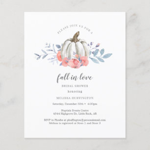 Budget Fall in Love Bruiloft Feest Witte Pompoen