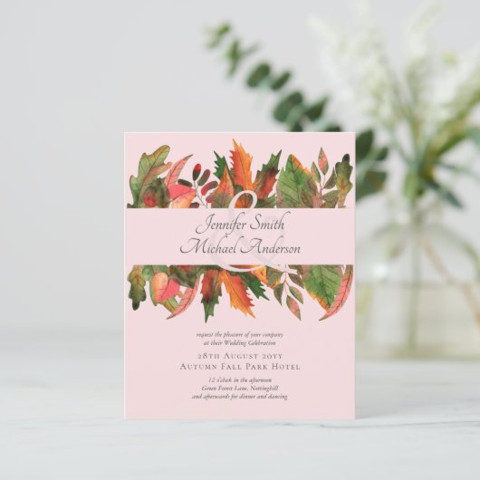 BUDGET Fall Leaves Wedding (Staand voorkant)