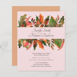 BUDGET Fall Leaves Wedding