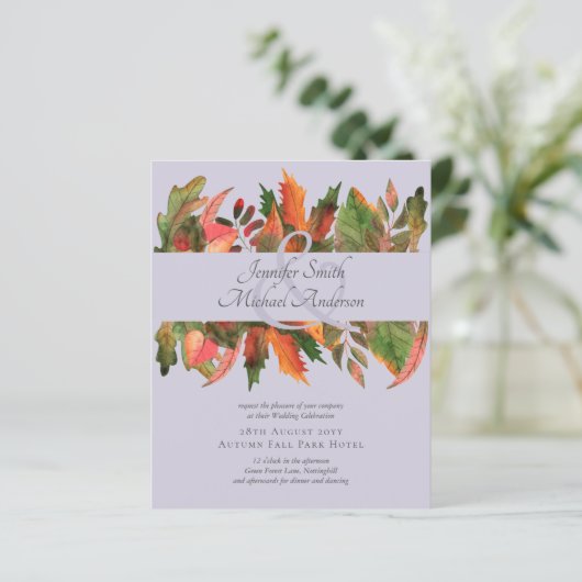 BUDGET Fall Leaves Wedding (Staand voorkant)