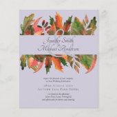 BUDGET Fall Leaves Wedding (Voorkant)