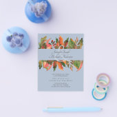 BUDGET Fall Leaves Wedding Flyer (Enkel)