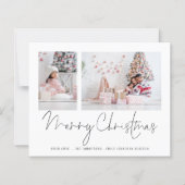 Budget Familie 2 Foto's Manuscript Zware Kerstmis  (Voorkant)