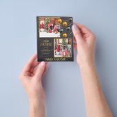 BUDGET Familie FOTO Kerst Groet Gold Flyer (Hand)