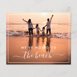 Budget Familie Foto Nieuwe Aankondiging Adres