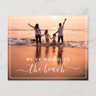 Budget Familie Foto Nieuwe Aankondiging Adres