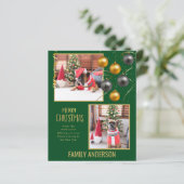 BUDGET familie PHOTO Kerstmis Goud (Staand voorkant)