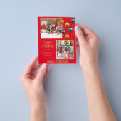 BUDGET familie PHOTO Kerstmis Goud Flyer (Hand)