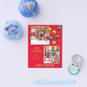 BUDGET familie PHOTO Kerstmis Goud Flyer (Enkel)