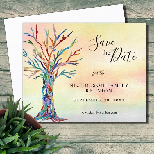 Budget Familie reunion sparen de Datum aankondigin