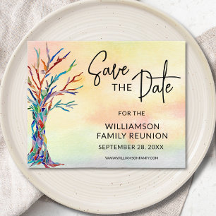 Budget Familie reunion sparen de Datum aankondigin
