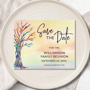 Budget Familie reunion sparen de Datum aankondigin