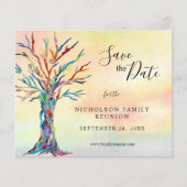 Budget Familie reunion sparen de Datum aankondigin (Voorkant)