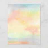 Budget Family Baptism Christening Uitnodiging (Achterkant)