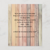 Budget Family Games Dag Slogan Gekleurd Hout (Achterkant)