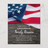 Budget Family Réunion America Flag Patriotic Party (Voorkant)