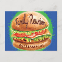 Budget Family Reunion Barbecue Picnic Invitation