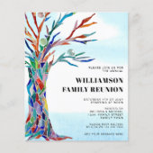 Budget Family Reunion - Boom-uitnodiging (Voorkant)