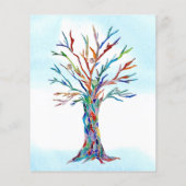 Budget Family Reunion - Boom-uitnodiging (Achterkant)