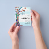 Budget Family Reunion - Boom-uitnodiging Flyer (Hand)